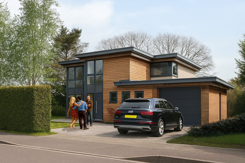Contemporary house transformation