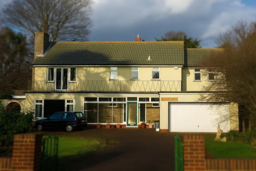 Existing house before