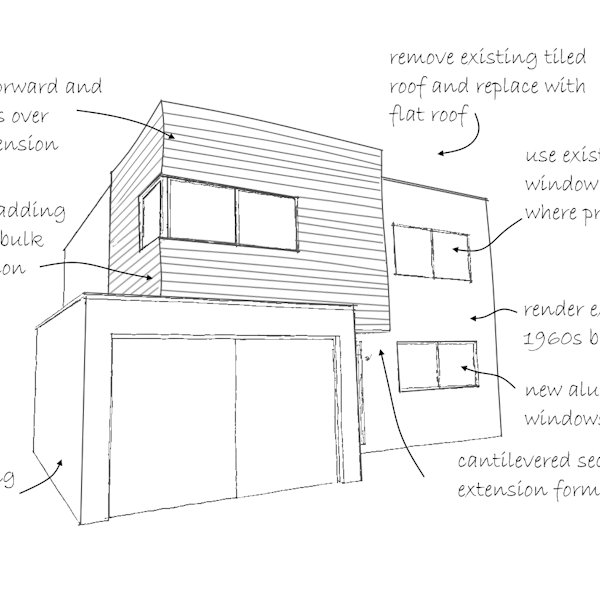 Gosport contemporary extension concept