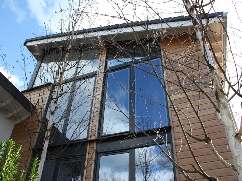 Horizontal timber cladding