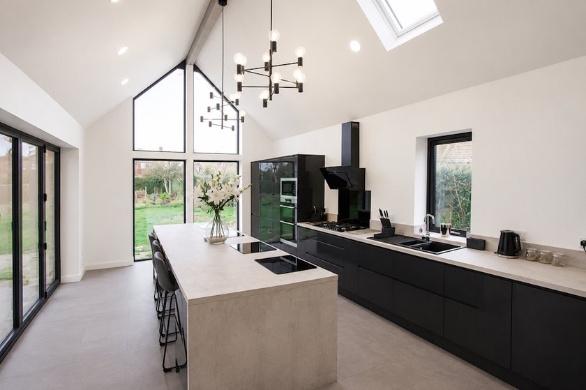 Modern kitchen extension