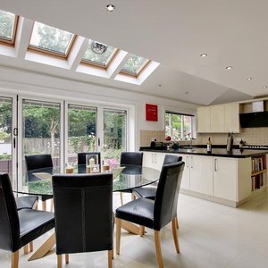 Open-plan-kitchen